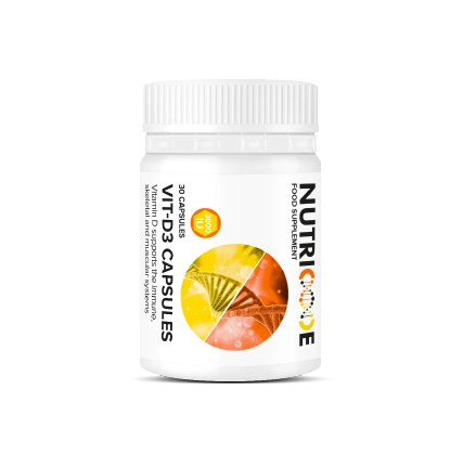 Code 801107 NUTRICODE VIT D3 CAPSULES 3000 IU 11 G