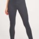 ULD-0001K-6600#70000S legginsy-damskie-getry-gladkie-szare